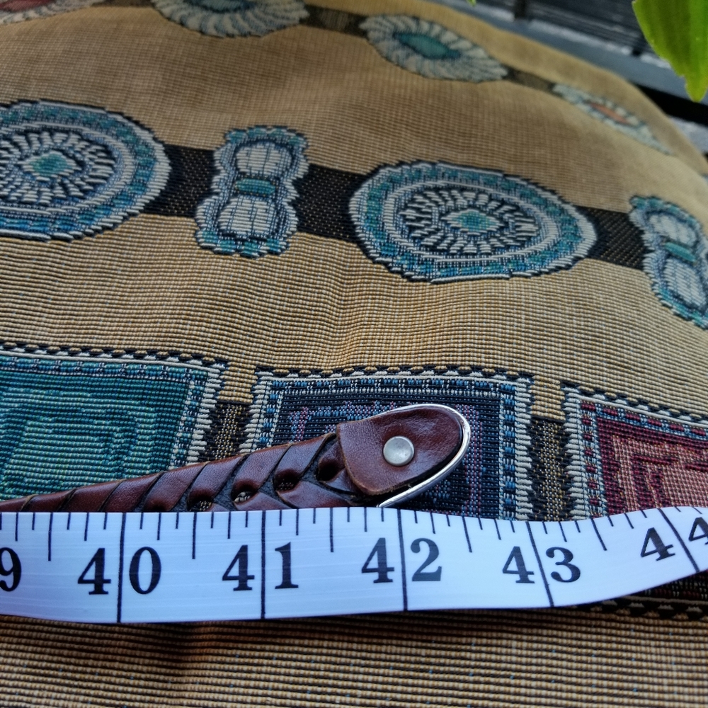 Vintage braided leather belt XL - Picture 4 of 4